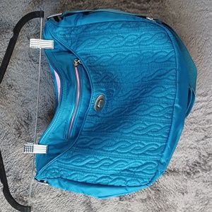 Baggillini Quilted Blue Travel Bag